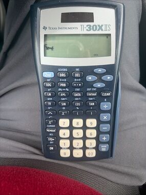 Texas Instruments TI-30X IIS Scientific Calculator in Navy and Cream